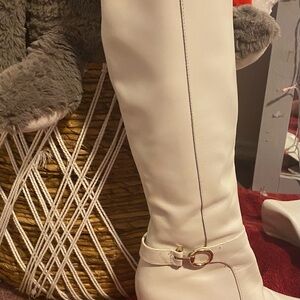 COPY - Elegant White Knee-High Boots